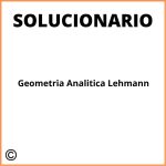 Geometria Analitica Lehmann Solucionario Pdf