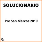 Solucionario Pre San Marcos 2019